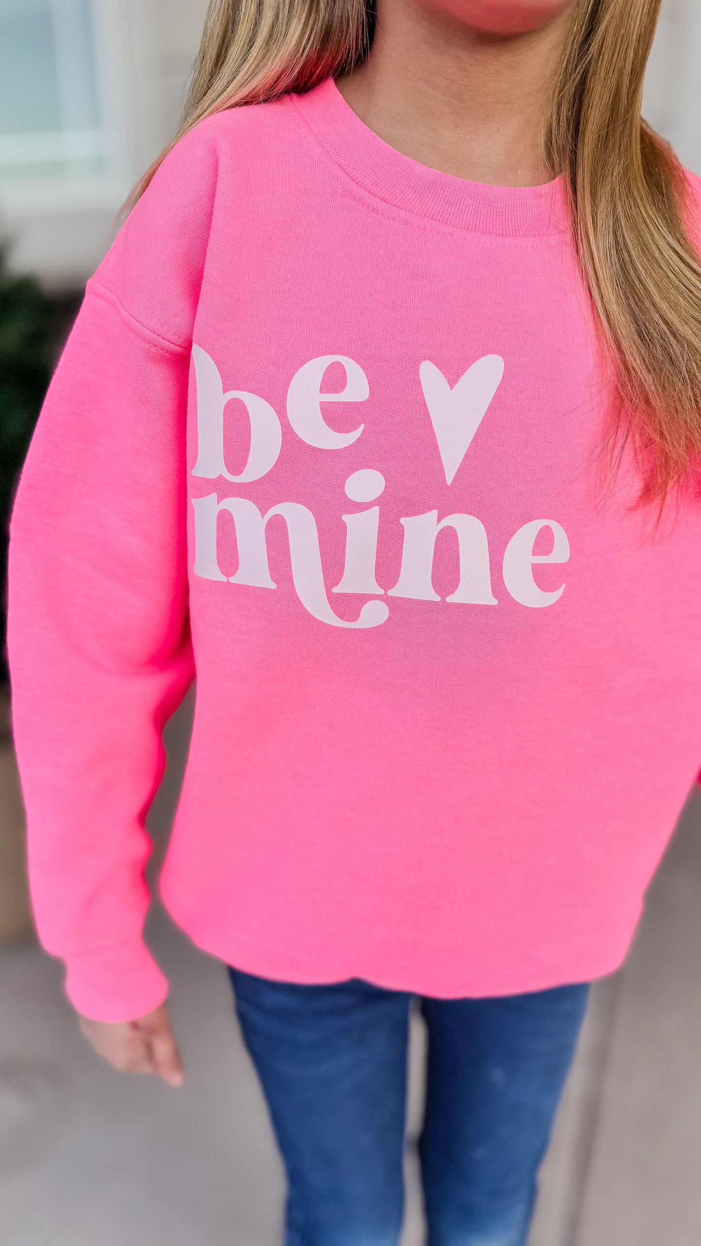 "Be Mine" Crewneck - Youth