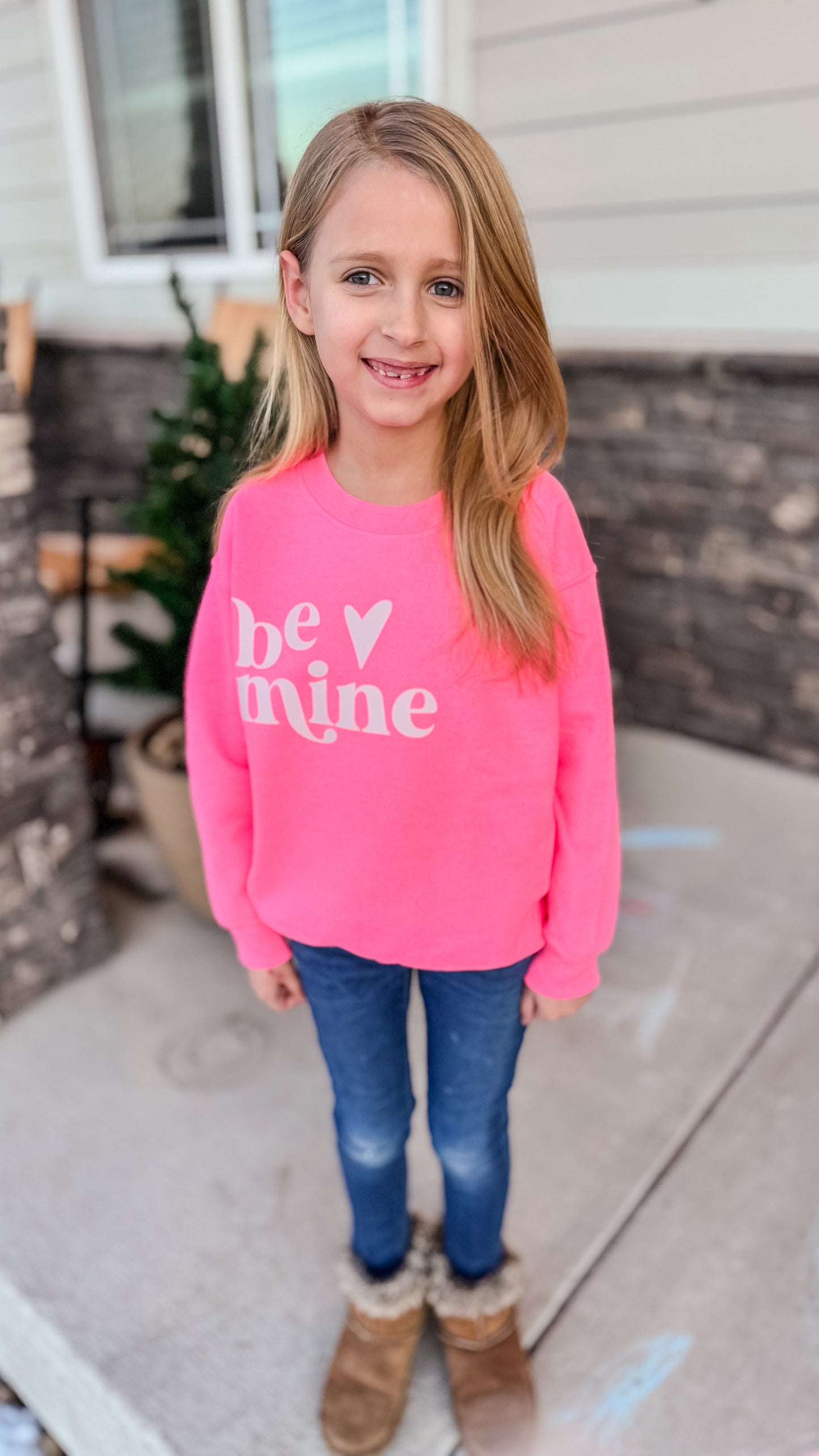 "Be Mine" Crewneck - Youth