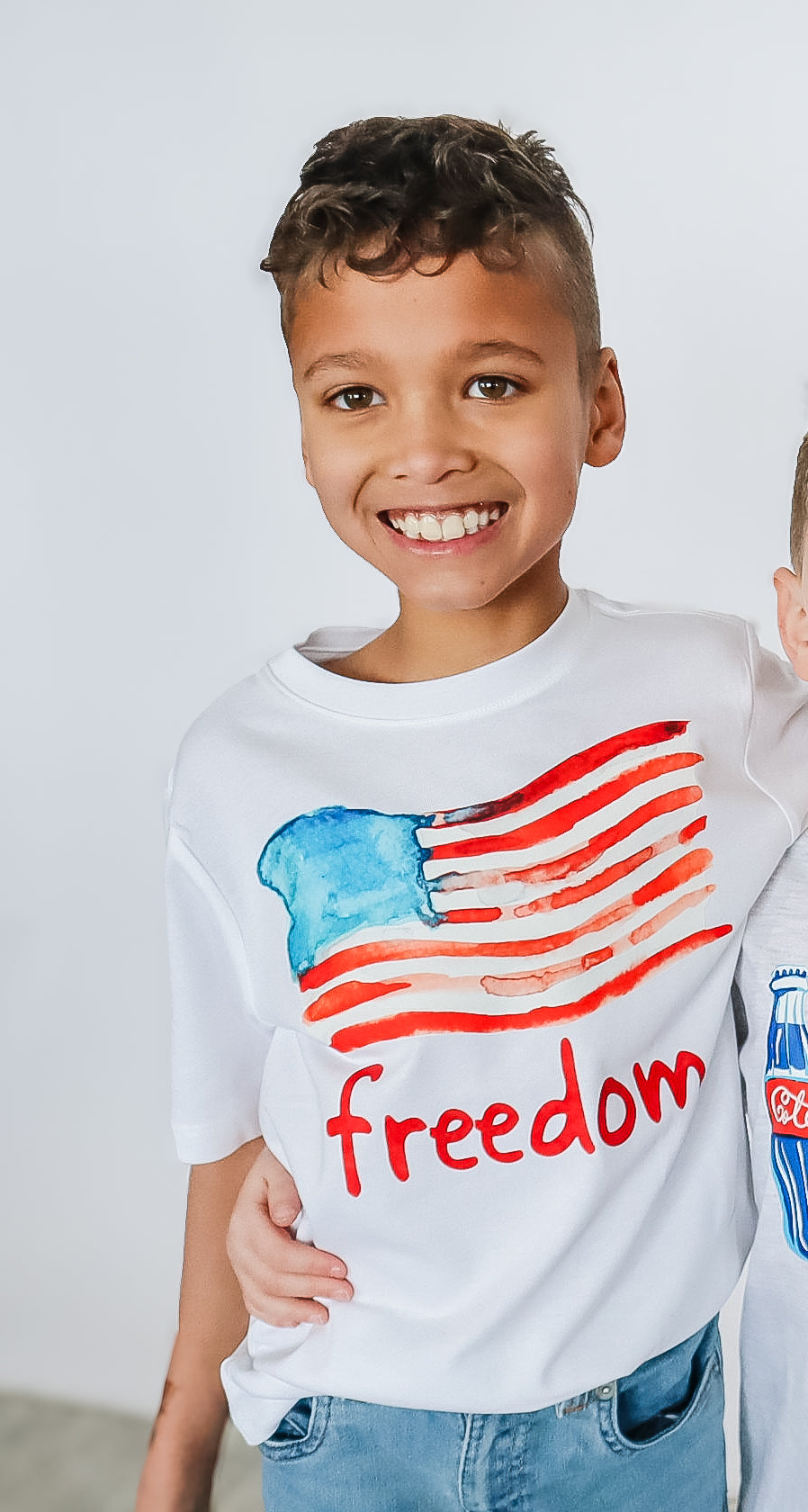 Freedom American Flag T-Shirt - Kids