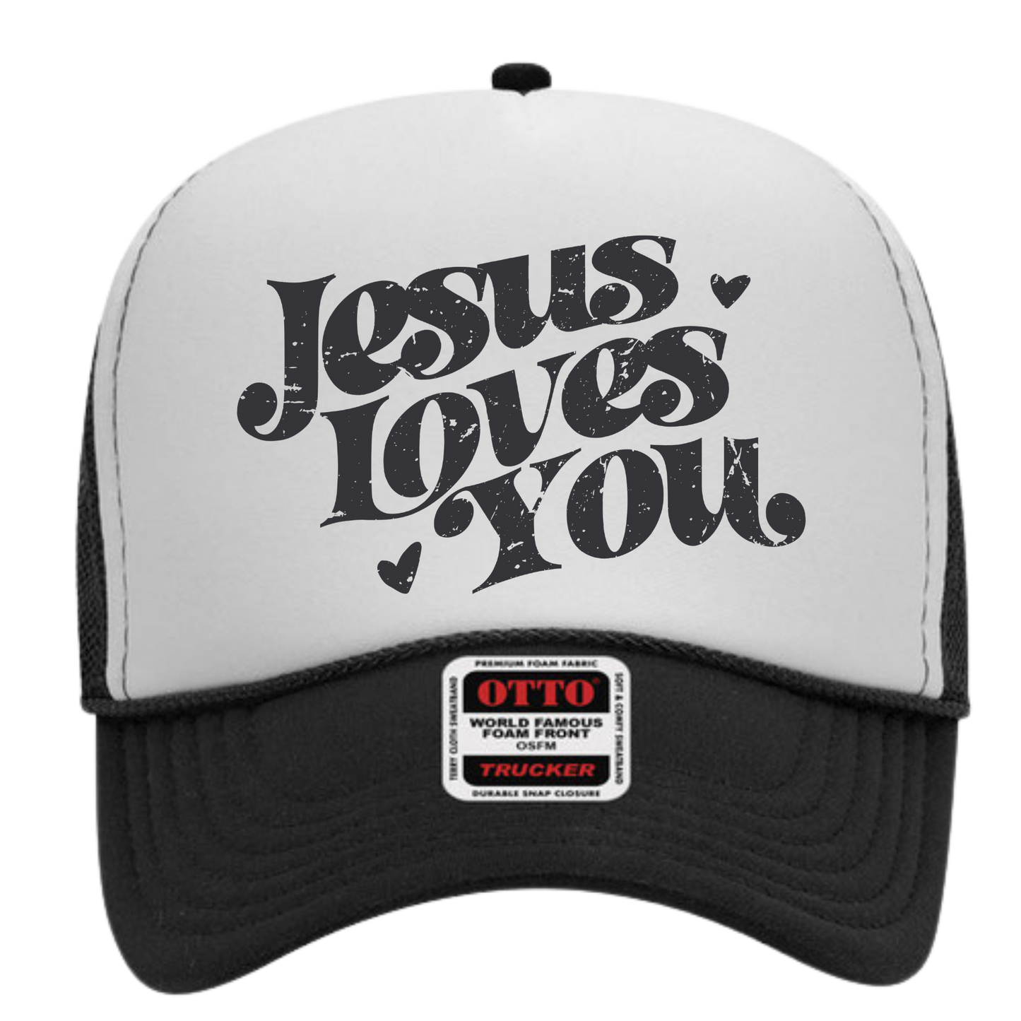 "Jesus Loves You" Adult Trucker Hat