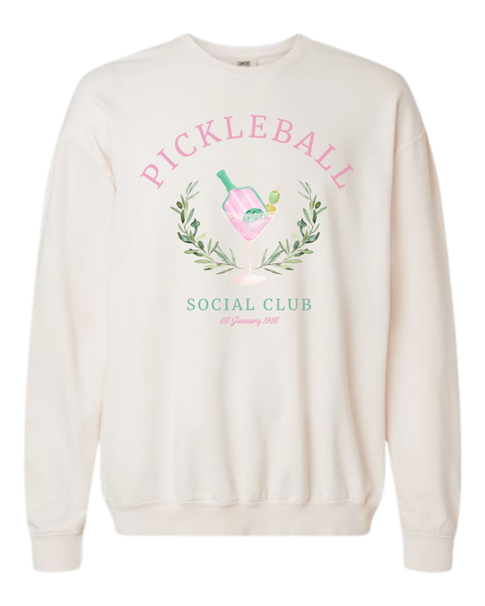 Pickleball Social Crewneck Sweatshirt - Unisex