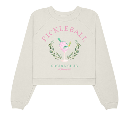 Pickleball Social Club Cropped Sweatshirt - Womens