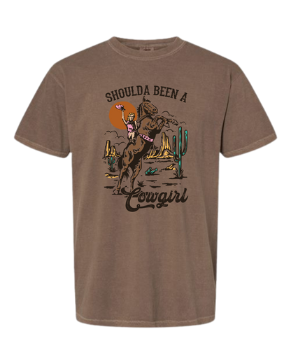 Shoulda Been a Cowgirl T-shirt - Womens