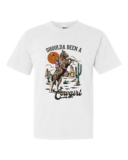 Shoulda Been a Cowgirl T-shirt - Womens