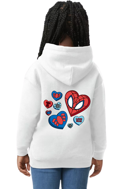 Superhero Love Hooded Sweatshirt - Youth