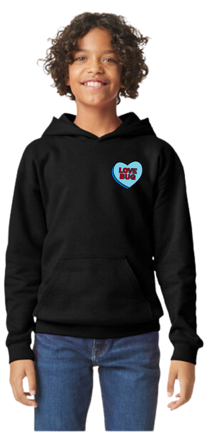 Superhero Love Hooded Sweatshirt - Youth