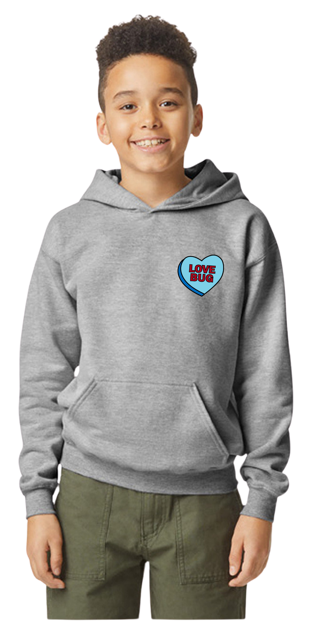 Superhero Love Hooded Sweatshirt - Youth