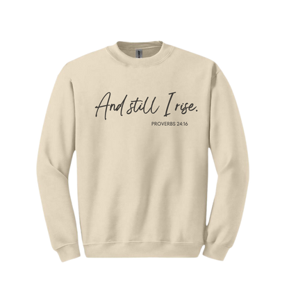 "And Still I Rise" Crewneck Sweatshirt - Womens