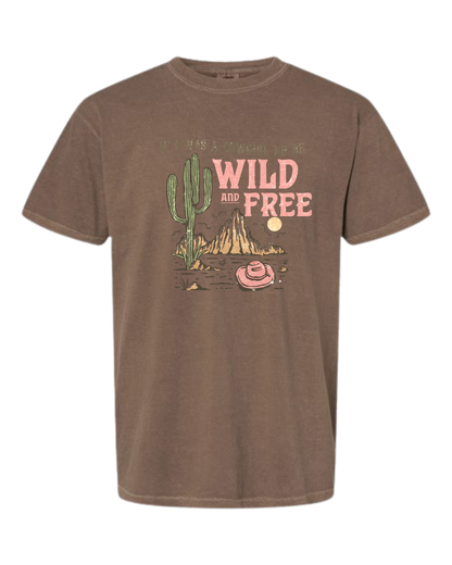 Wild and Free T-shirt - Womens