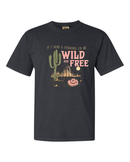 Wild and Free T-shirt - Womens