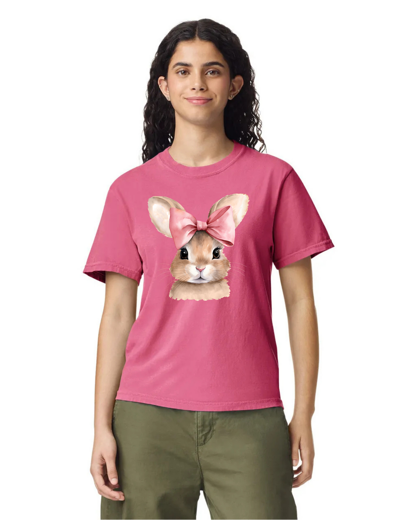 Bow Bunny Crewneck Shirt - Unisex