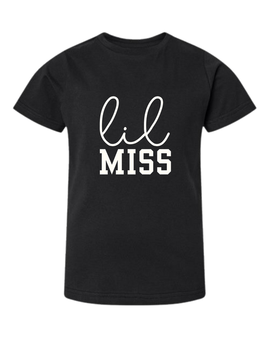 Lil Miss Short Sleeve Crewneck T-Shirt - Kids