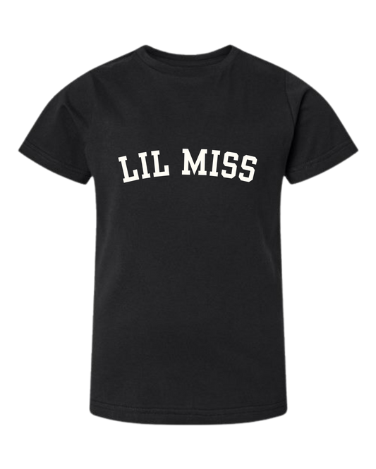 Lil Miss (Varsity) Short Sleeve Crewneck T-Shirt - Kids