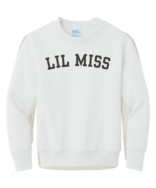 Lil Miss (Varsity) Crew Sweatshirt - Youth