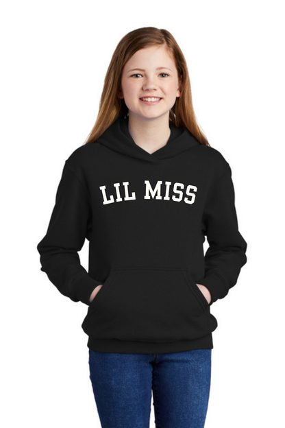 Lil Miss (Varsity) Hooded Sweatshirt - Youth