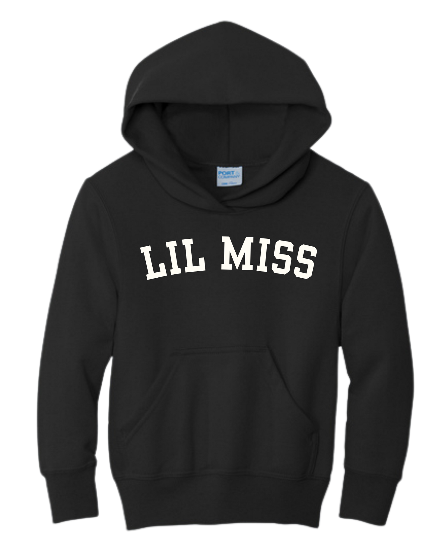 Lil Miss (Varsity) Hooded Sweatshirt - Youth