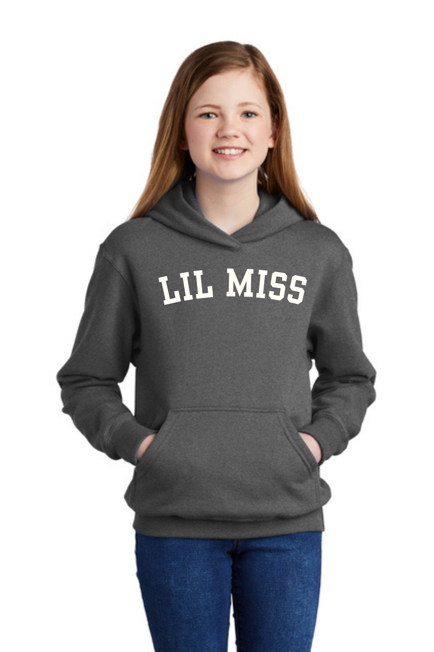 Lil Miss (Varsity) Hooded Sweatshirt - Youth