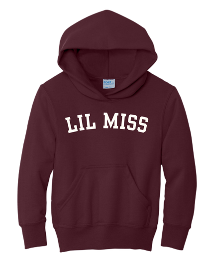 Lil Miss (Varsity) Hooded Sweatshirt - Youth