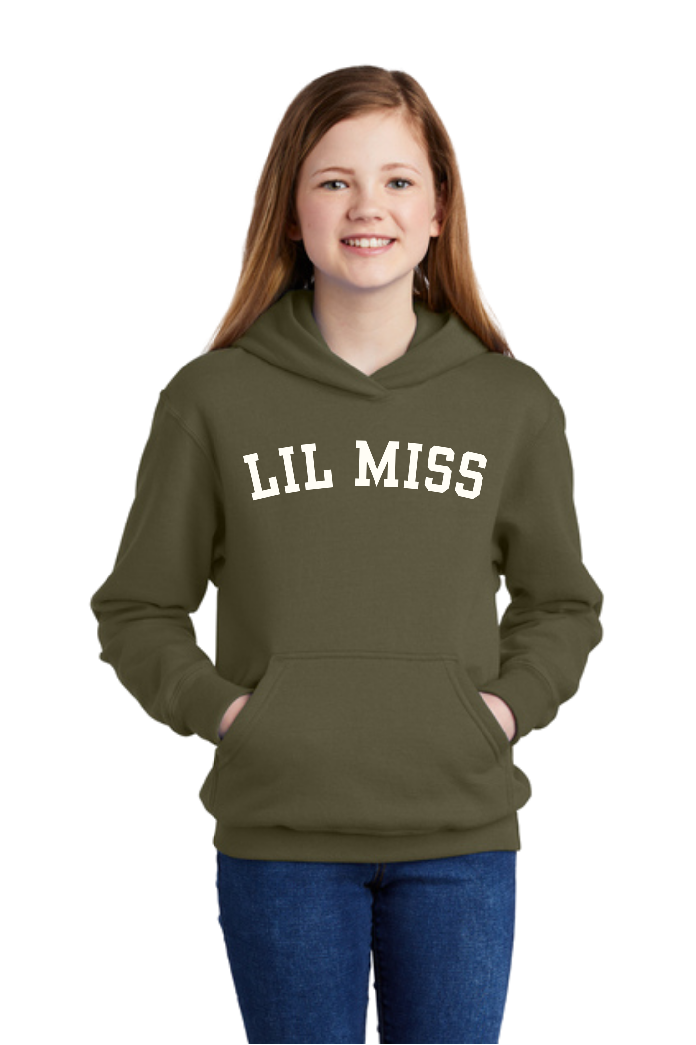 Lil Miss (Varsity) Hooded Sweatshirt - Youth