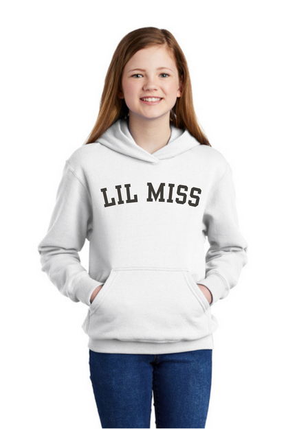 Lil Miss (Varsity) Hooded Sweatshirt - Youth